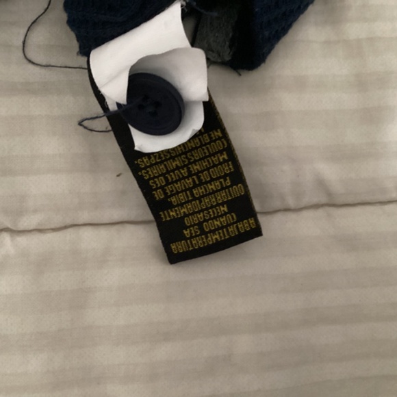 Men’s navy blue Henley by Stanley, extra large new without tags extra button - Picture 8 of 10